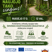 Naujasis takas vis laukia savo vardo!