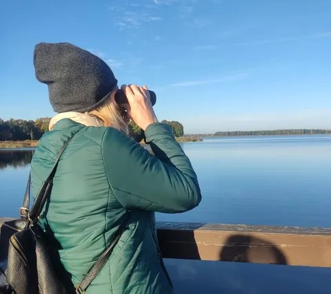 Biržų regioniniame parke išlydėti migruojantys paukščiai